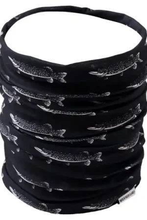 Petit Prix Wolfcreek Pike Logo Multiscarf, Black
