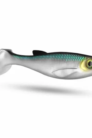 Top Vente Scout Shad 9cm (5pcs) - Freehand Firetiger UV