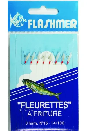 BAS DE LIGNE FLASHMER FLEURETTES À FRITURE N16 Populaire