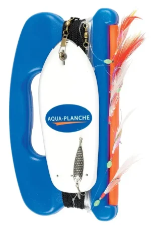 Prix Choc LIGNE DE TRAÎNE À MAIN ECOLINE AQUA PLUMES