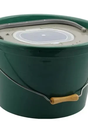 SEAU À VIFS PLASTILYS AVEC PANIER VIVIER VERT 18L Usine Directe