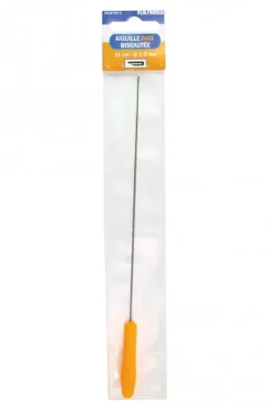 AIGUILLES À VERS INOX MANCHE PLASTIQUE 16CM FLASHMER Authentique