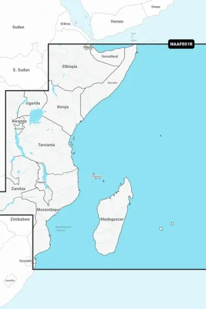 Seulement Aujourd'hui Carte Navionics Platinum+ Regular SD - AFRIQUE DE L'EST. REUNION... NAVIONICS