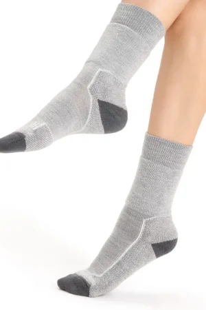 Top Vente Chaussettes femme chaude HIKE+ HEAVY CREW JET HTHR ICEBREAKER