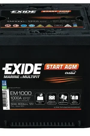 Batterie Exide Maxxima pour démarrage 50Ah EXIDE Expédié Aujourd'hui