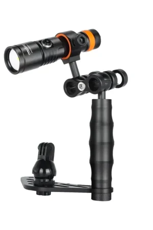 Achat Immédiat Pack lampe de plongée photo/vidéo D530V + platine H02 pour caméra ORCA TORCH