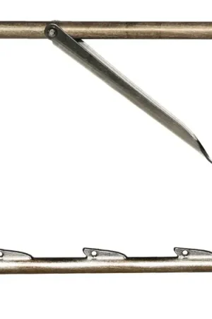 Flèche tahitienne HRC arbalète chasse sous-marine 4 ailerons mono ardillon Ø 6.5 mm inox 48/50 SIGALSUB Dernière Chance