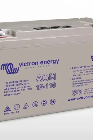 12V/110AH AGM DEEP CYCLE BATT. (M8) Retour Gratuit
