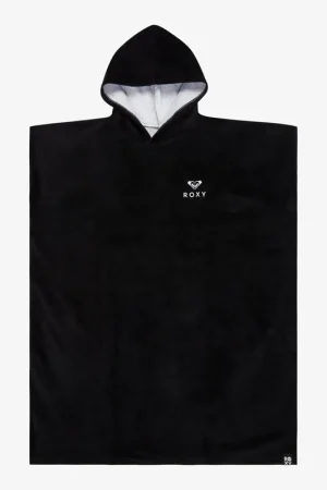 Poncho serviette à capuche de surf femme SUNNY JOY anthracite ROXY Must-Have