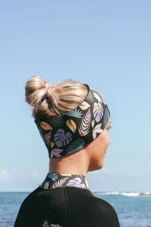 Affaire À Saisir Bandeau néoprène de longe côte noir/floral MELLOW SEA ANFIBI