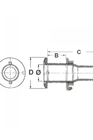 Promotion Saisonnière Passe-coque AISI 316 1 1/4" x 39 mm