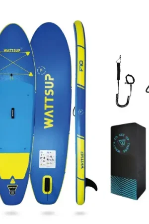 Acheter En Ligne Pack paddle gonflable F10' WATTSUP (sup.pompe.pagaie.leash)