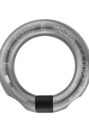 ANNEAU RING OPEN GRIS ANTHRACITE PETZL Bon Plan