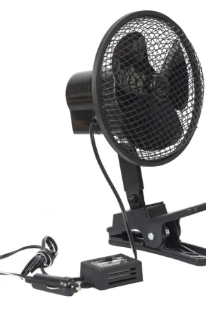 VENTILATEUR OSCILLANT A PINCE 12V - Incasa Offre Du Jour