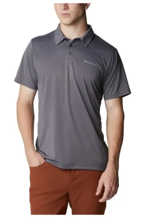 COLUMBIA HIKE M POLO GREY | COLUMBIA Achetez Aujourd'hui