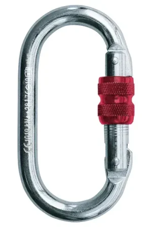 Authentique Mousqueton ACIER OVAL STANDART LOCK CAMP