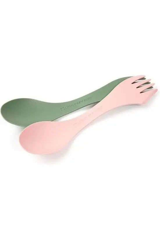 Usine Directe Spork Original - 2-pack - sandygreen/dustypink LIGHT MY FIRE
