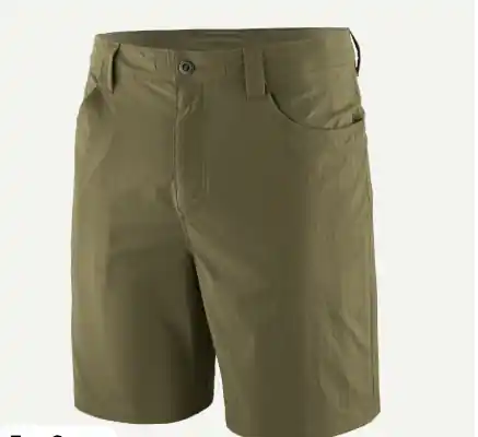 Short de randonnée Homme M's Quandary Shorts - 10 in. Tent Green PATAGONIA Prix Réduit
