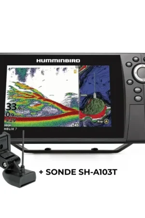 Acheter En Ligne COMBINE HELIX7 G4N DS + SONDE SH-A103T HUMMINBIRD