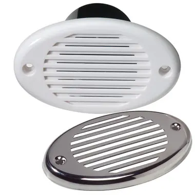 Acheter Direct Innovative Lighting Marine Hidden Horn - White w/Stainless Steel Overlay