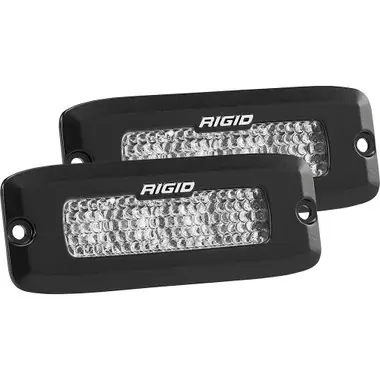 Achat Immédiat RIGID Industries SR-Q Series PRO Spot Diffused LED - Flush Mount - Pair - Black
