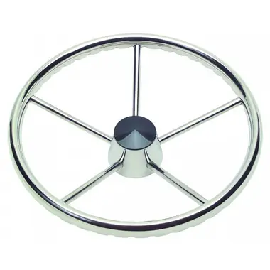 Acheter En Ligne Schmitt & Ongaro 170 Finger Grip Destroyer 5-Spoke 15.5" Stainless Steel Cap 3/4" Tapered Shaft w/Knob