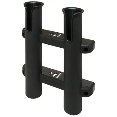 Sea-Dog Two Pole Side Mount Rod Storage Rack - Black Prix Promo