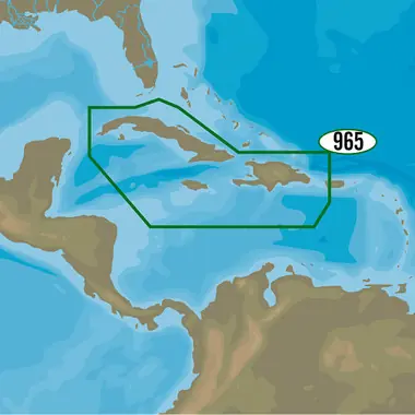 Achat Immédiat C-MAP 4D NA-D965 - Cuba, Dominican Republic, Caymans & Jamaica