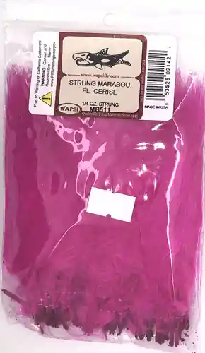 Wapsi Strung Marabou - Fl. Cerise Nouvel Arrivage