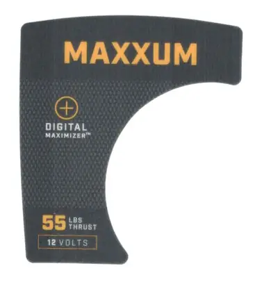 Minn Kota Trolling Motor Part - DECAL-COVER, MAX55/FC MAXXUM MK LOGO - 2265715 Nouvelle Collection