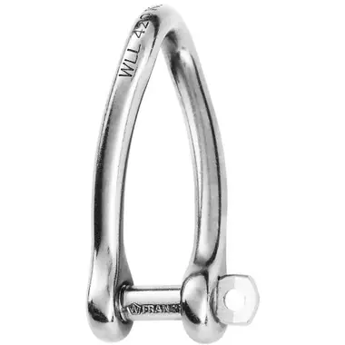 Wichard Captive Pin Twisted Shackle - Diameter 6mm - 1/4" Dernier Modèle