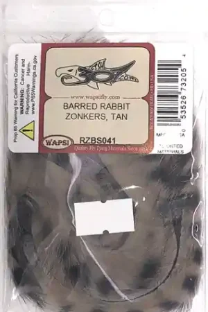 Petit Prix Wapsi Barred Rabbit Zonkers - Tan