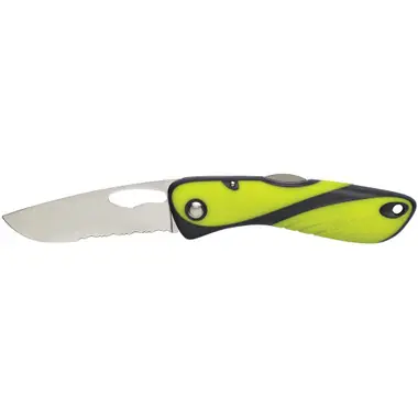 Wichard Offshore Knife - Single Serrated Blade - Fluorescent Usine Directe