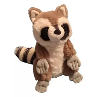 Tailfin Pet Co. - Premium Plush Large Racoon Retour Gratuit