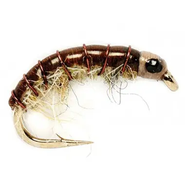 Offre Spéciale Nymph Flies - Gray Scud - Hook Size : 10