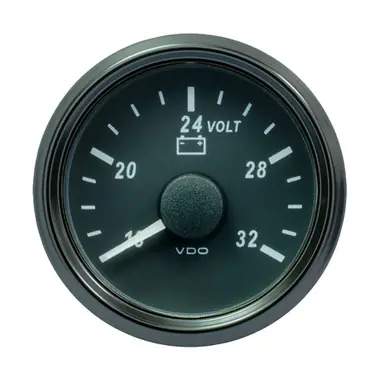 Acheter En Ligne VDO SingleViu 52mm (2-1/16") Voltmeter f/24V Systems - 32V