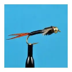 Bead Head Nymphs Flies - Copper John Black - Hook Size : 12 Acheter Direct