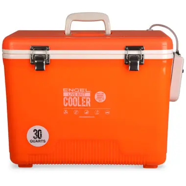 Acheter Direct Engel 30qt Live Bait Drybox/Cooler - Hi Vis Orange