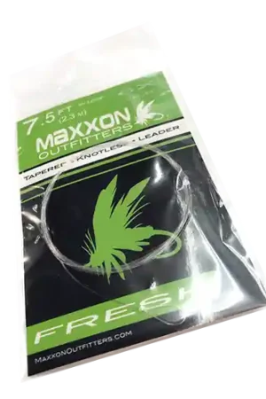 Acheter En Ligne Maxxon 'FRESH' 7.5 FT Tapered Leader - 4X (.007' dia) 5lb
