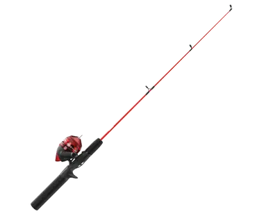 Zebco Dock Demon Red 30" Spincast Combo Soldes