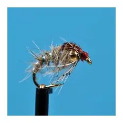 Petit Prix Bead Head Nymphs Flies - Holy Grail Hares Ear Natural - Hook Size : 12