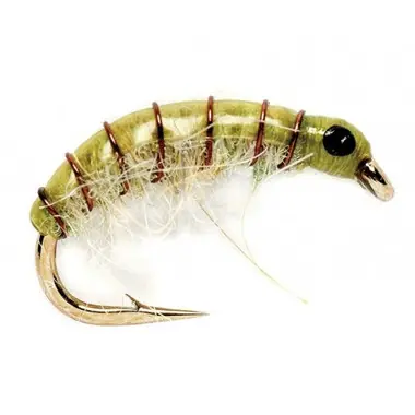 Nymph Flies - Olive Scud - Hook Size : 10 Meilleur Prix