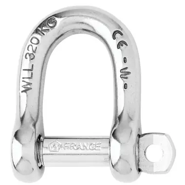 Wichard Self-Locking D Shackle - Diameter 6mm - 1/4" Soldes