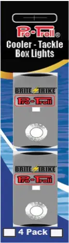 Meilleur Choix Pro-Troll Strike-Lite Cooler/Tackle Box LED Lights (White 4 pack)