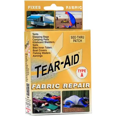 Prix Cassé Tear Aid Gold Fabric Repair Kit - Type A