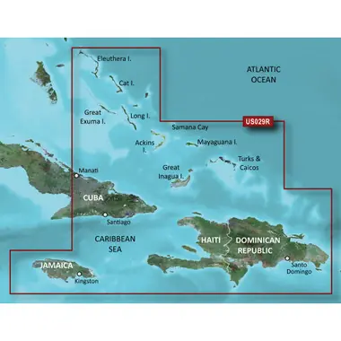 Acheter Direct Garmin BlueChart g3 HD - HXUS029R - Southern Bahamas - microSD/SD