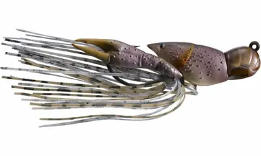 Live Target Hollow Body Crawfish 1-3/4" Grey Brown Dernière Chance