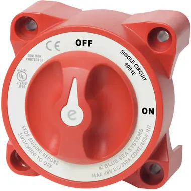 Achetez Aujourd'hui Blue Sea 9004e e-Series Battery Switch Single Circuit ON/OFF w/Alternator Field Disconnect