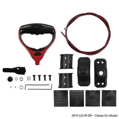 Acheter En Ligne Th Marine G-force Handle And Cable Red With Trolling Motor Clamp