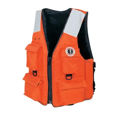 Acheter Direct Mustang 4-Pocket Flotation Vest - Orange - XL
